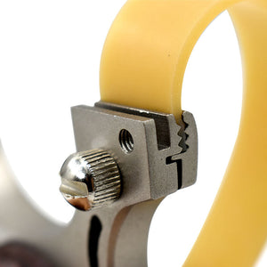 Dark Khaki Marksman® 1.5MM Powerful Fast Rebound 24CM Slingshot Replacement Flat Rubber Band Natural Latex Catapult Gulel Rubber Bands INDIAN SLINGSHOT