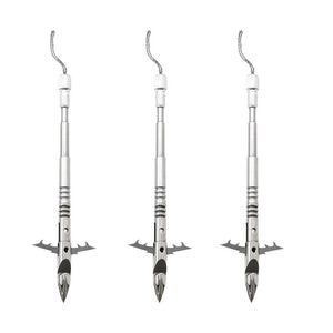 Light Gray 3 Wings Zebra Fishing Dart MARKSMAN