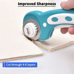 Antique White Rotary Cutter 60mm Rubber Cutting Tool Blade MARKSMAN