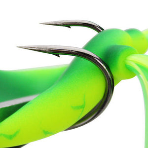 Yellow Green PVC Double Hook Green Bird Bait MARKSMAN