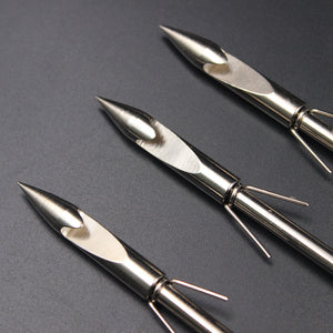 Dim Gray Short Stainless Steel Basic Fishing Darts MARKSMAN