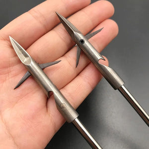 Rosy Brown Three Sided Shark Stainless Steel Fishing Darts MARKSMAN