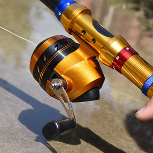Rosy Brown SY20 Dart Wheel Closed Built-In Fishing Reel MARKSMAN