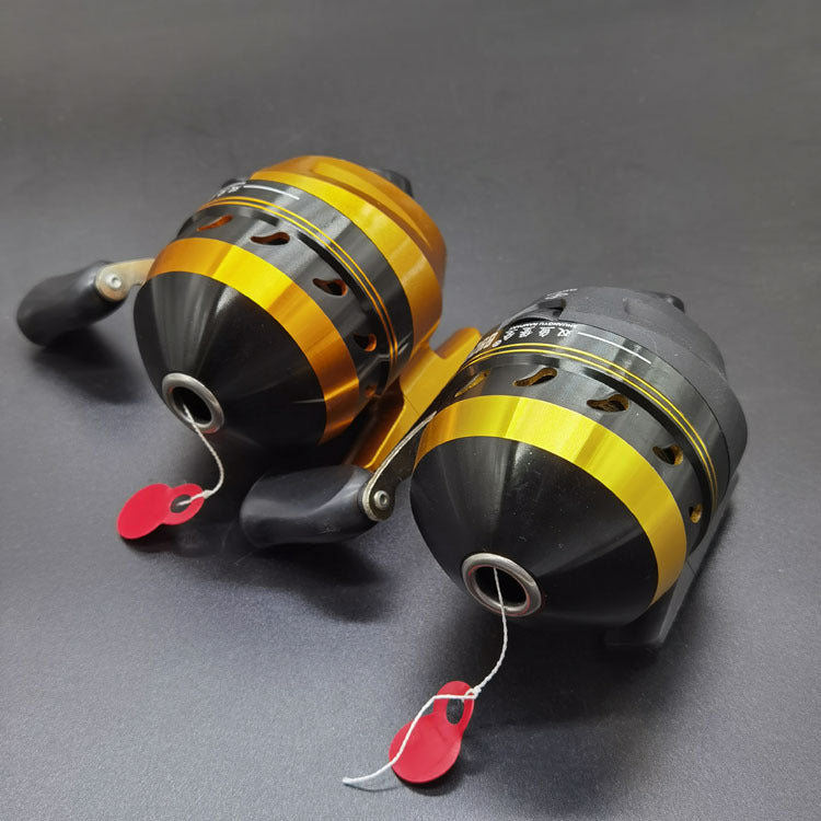 Dim Gray SY20 Dart Wheel Closed Built-In Fishing Reel MARKSMAN