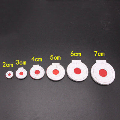 Dark Slate Gray Slingshot Shooting Bull's-Eye 2cm-7cm Competition White Red Bull's-eye Three-Layer Thickening INDIAN SLINGSHOT
