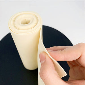 Black Marksman Anti Freeze Flat Rubber Band 1 Meter Roll White Slingshot Catapult Latex INDIAN SLINGSHOT