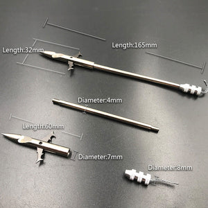 Slate Gray Seamless Barbed Rear Fishing Dart MARKSMAN