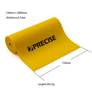 Customizable PRECISE slingshot rubber band roll, multicolor, 15cm wide latex band