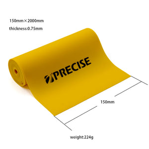 PRECISE 2m flat latex band roll for slingshots, colorful and durable rubber design