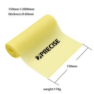 High performance PRECISE slingshot latex band, 2m flat roll with multiple thicknesses