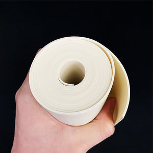 Light Gray Marksman Anti Freeze Flat Rubber Band 1 Meter Roll White Slingshot Catapult Latex INDIAN SLINGSHOT