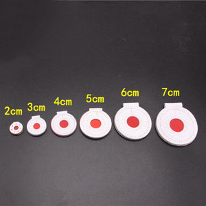 Dark Slate Gray Slingshot Shooting Bull's-Eye 2cm-7cm Competition White Red Bull's-eye Three-Layer Thickening INDIAN SLINGSHOT