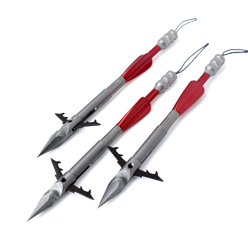 Gray Red Willow Leaf Shark Fishing Dart Set MARKSMAN