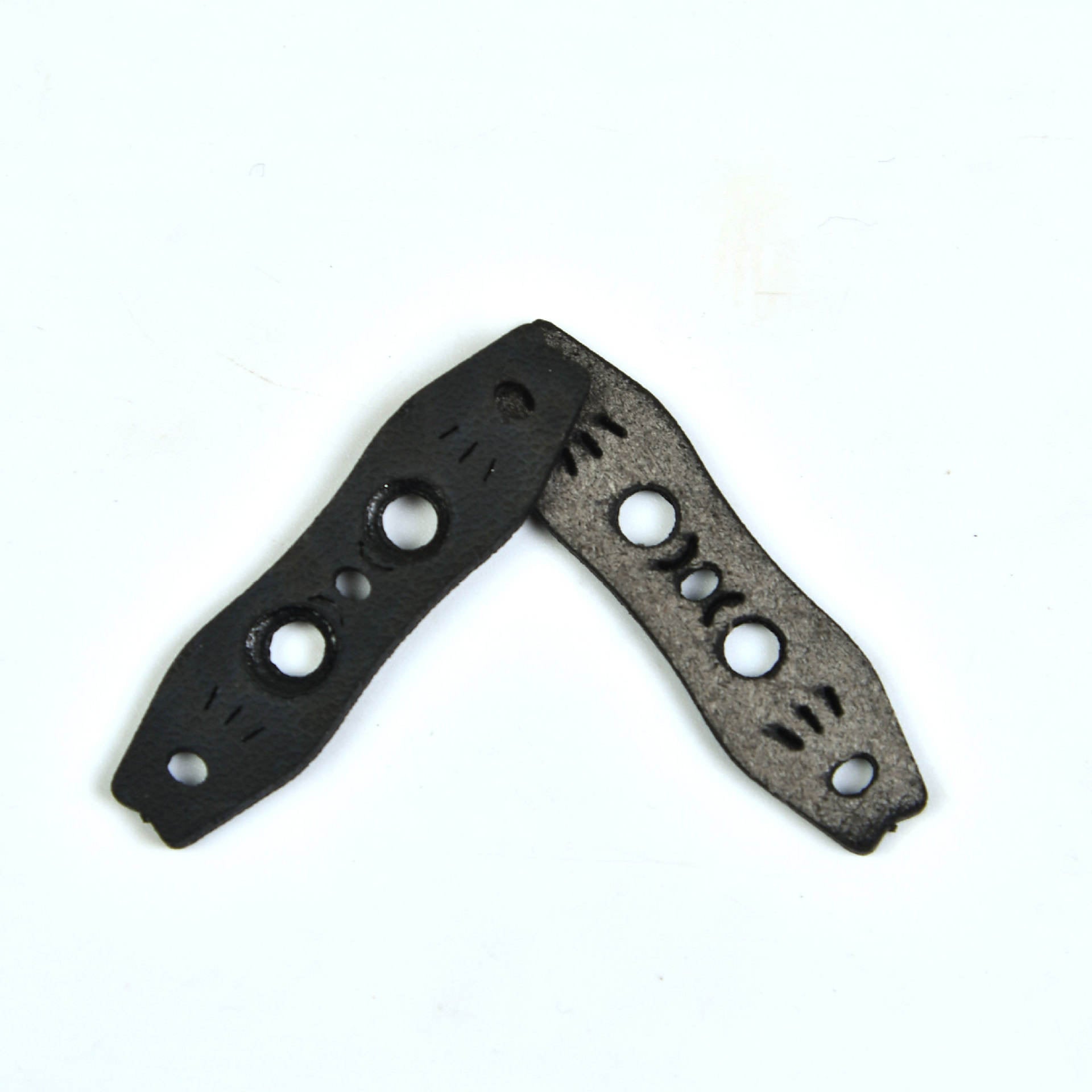 Mint Cream Noise Reduction Flat Leather Pit Pouches GM&BW