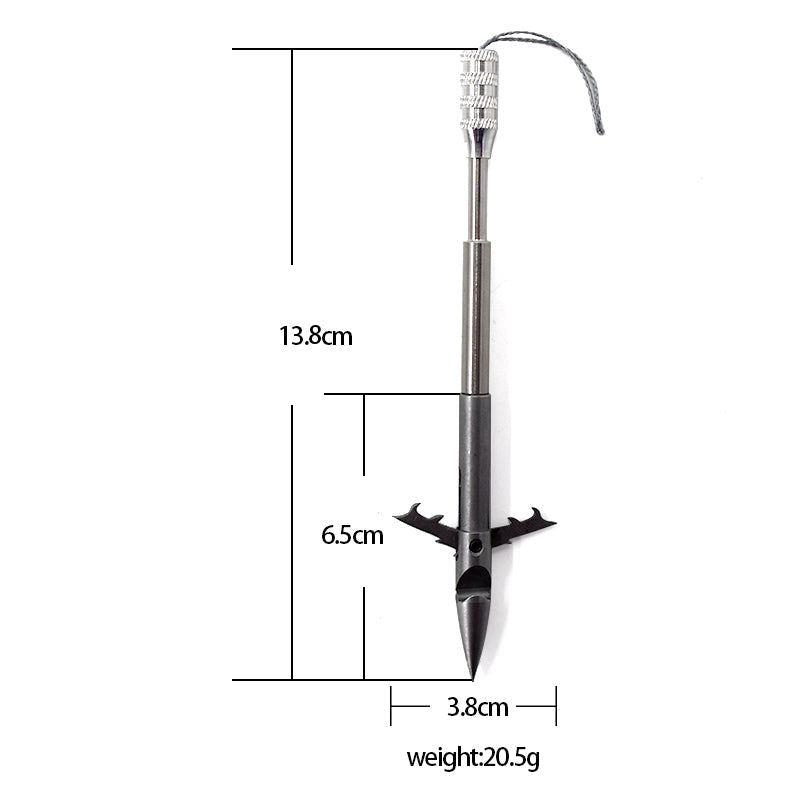 Dark Slate Gray Thick Head Deep Water Fishing Darts MARKSMAN