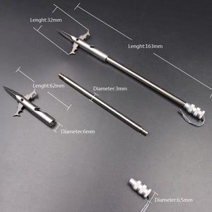 Dim Gray Willow Leaf Shark Stainless Steel Fishing Dart MARKSMAN