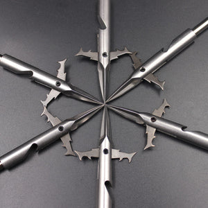 Dim Gray Willow Leaf Shark Stainless Steel Fishing Dart MARKSMAN