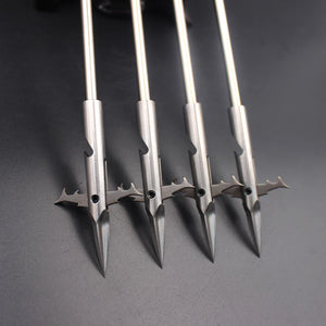 Dim Gray Willow Leaf Shark Stainless Steel Fishing Dart MARKSMAN