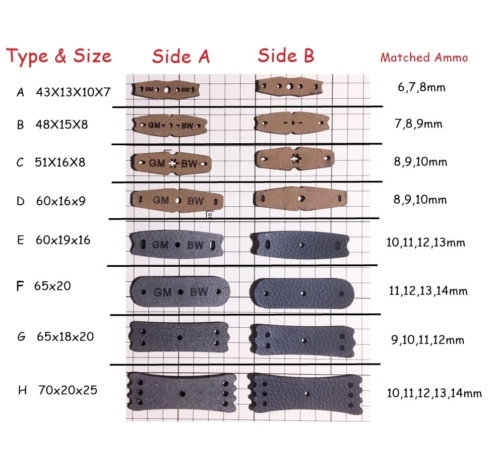 Misty Rose Microfiber Super Fiber Slingshot Pit Pouch with Center Positioning Hole & Double pits for locating INDIAN SLINGSHOT