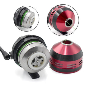 Rosy Brown Twin Fish New TR25 Aluminum Metal Cover Fishing Reel TWIN FISH