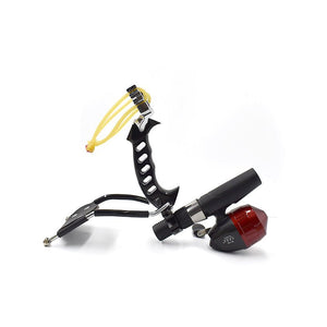 Dark Slate Gray Factory wholesale outdoor fish shooting belt wrist rest high precision slingshot fish shooting set