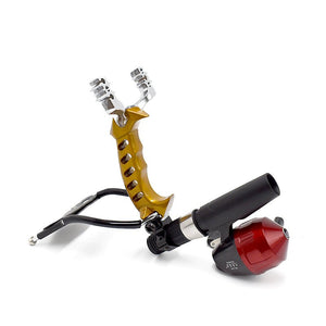 Light Gray Factory wholesale outdoor fish shooting belt wrist rest high precision slingshot fish shooting set