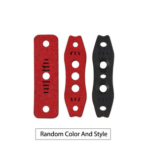 Brown Microfiber Super Fiber Slingshot Pit Pouch with Center Positioning Hole & Double pits for locating INDIAN SLINGSHOT