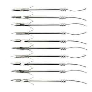 Light Gray Sharper Stainless Steel Deep Water Fish Darts MARKSMAN