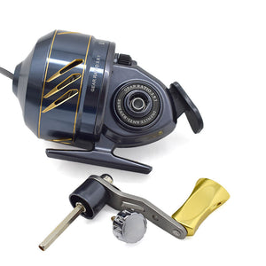 Dark Slate Gray Lanjing 30 Strong Metal Body Fishing Reel MARKSMAN