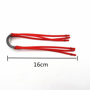 White Smoke High-quality Elastic Card Ball Rubber Band Slingshot Accessories Outdoor Game Pull Belt Fast Rebound Great Power