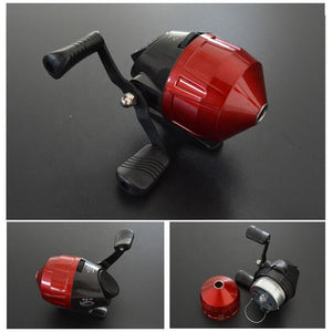 Dark Slate Gray High Quality Fishing Reel Bow Slingshot Reel Closed Shooting Harpoon Dart Reel Hunting Fish Tools