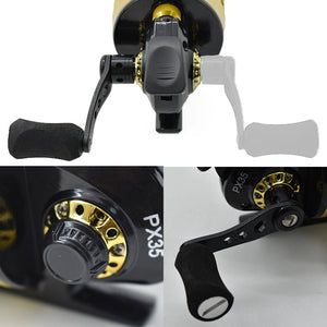 Gray High Quality Fishing Reel Honeycomb PX35 Metal Front Cover Fishing Reel