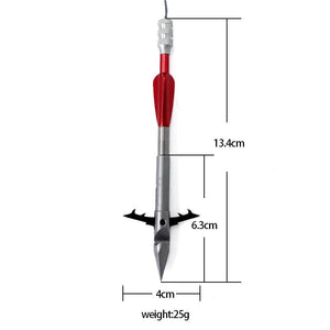 Hot sale stainless steel bow fishing slingshot high quality darts thin head arrow hunting shooting skills fishing set - INDIAN SLINGSHOT