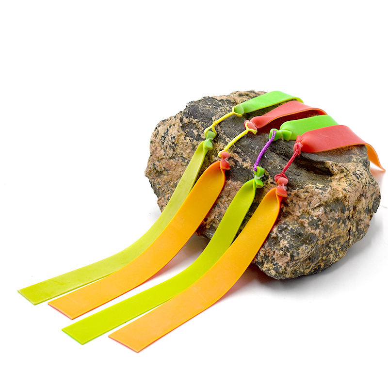 Goldenrod Slingshot Rubber Band 1.0mm Thickness Multicolor High Elasticity for Outdoor Long Rod Shooting INDIAN SLINGSHOT