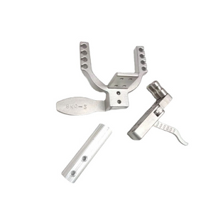 Light Gray DIY High Velocity Powerful Mechanical Slingshot Rifle Gun With Release Trigger Device, Head & Rubber Band Accessories INDIAN SLINGSHOT