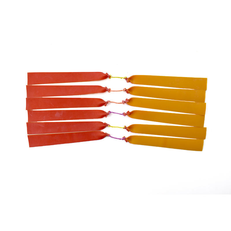 Chocolate Slingshot Rubber Band 1.0mm Thickness Multicolor High Elasticity for Outdoor Long Rod Shooting INDIAN SLINGSHOT