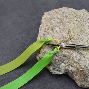 Dim Gray Slingshot Rubber Band 1.0mm Thickness Multicolor High Elasticity for Outdoor Long Rod Shooting INDIAN SLINGSHOT