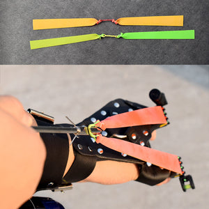 Tan Slingshot Rubber Band 1.0mm Thickness Multicolor High Elasticity for Outdoor Long Rod Shooting INDIAN SLINGSHOT