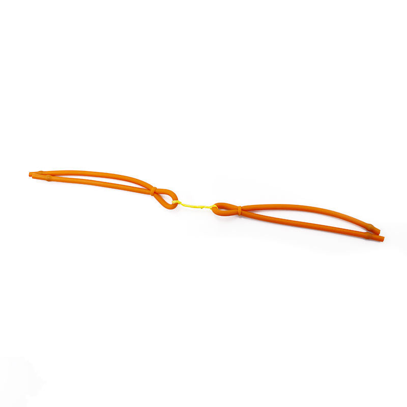 White Smoke Powerful Slingshot Fish Rubber Band Yellow and Orange Outdoor Shooting Slingshot Accessory INDIAN SLINGSHOT