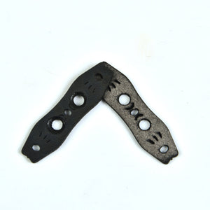 Mint Cream Microfiber Super Fiber Slingshot Pit Pouch with Center Positioning Hole & Double Pits for Locating GM&BW