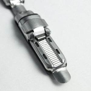 Lavender Silver Stainless Steel Fishing Reel Seat Rod MARKSMAN