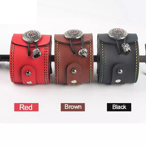 Dark Slate Gray Portable Slingshot Leather Bag Multifunctional Slingshot Bag Outdoor Target Shooting Slingshot Accessories INDIAN SLINGSHOT