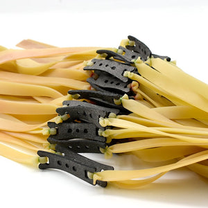 Slingshots Flat Rubber Band Thicknes 1.5mm plain Catapult Natural Latex Flat Elastic Resilient for Shooting - INDIAN SLINGSHOT