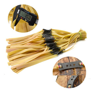 Slingshots Flat Rubber Band Thicknes 1.5mm plain Catapult Natural Latex Flat Elastic Resilient for Shooting - INDIAN SLINGSHOT