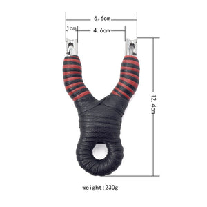 Stainless steel high pressure slingshot Outdoor hunting fish shooting professional slingshot - INDIAN SLINGSHOT