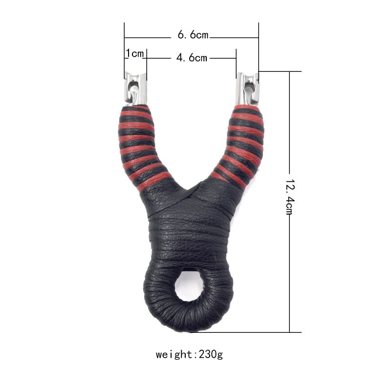 Stainless steel high pressure slingshot Outdoor hunting fish shooting professional slingshot - INDIAN SLINGSHOT