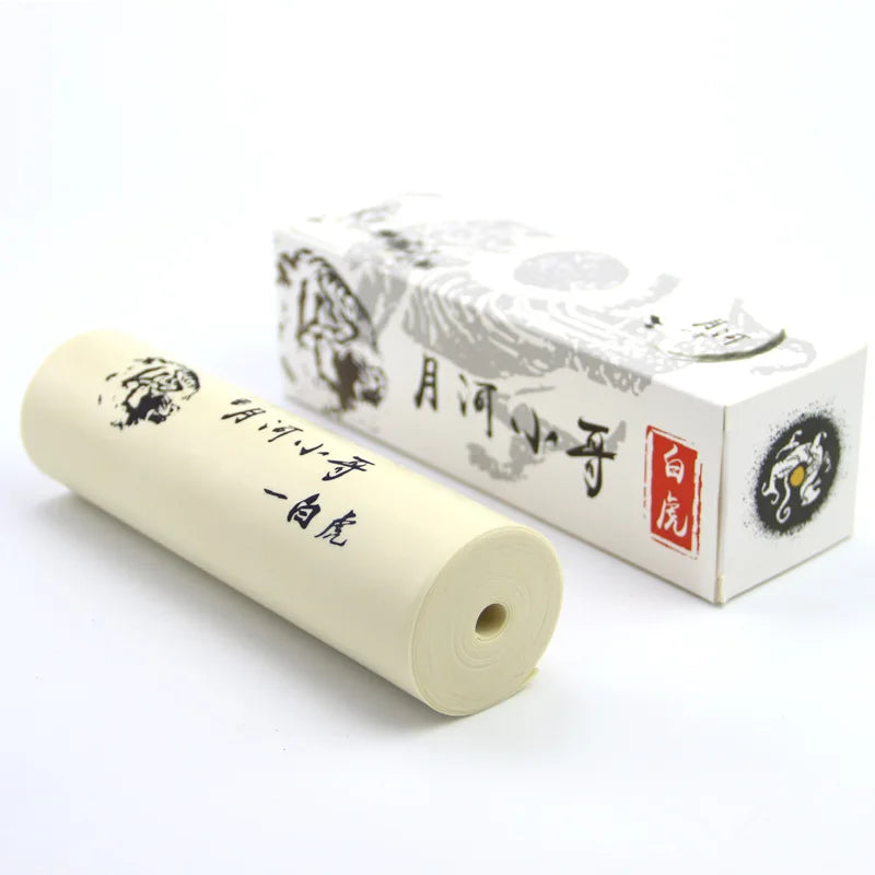 WHITE TIGER white slingshot flat latex rubber band roll, 2m length, 0.45mm–0.75mm thickness