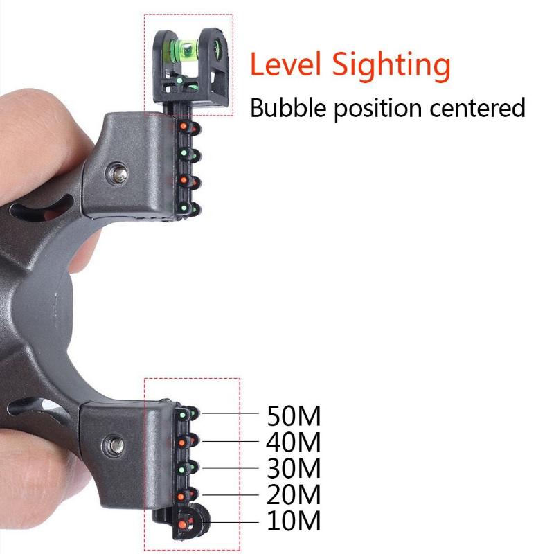 Dim Gray 98K Grey Resin Strong Fiber Slingshot SLINGSTER
