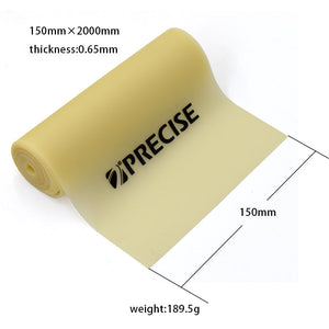 PRECISE multicolor slingshot latex band roll, smooth surface for clean draw