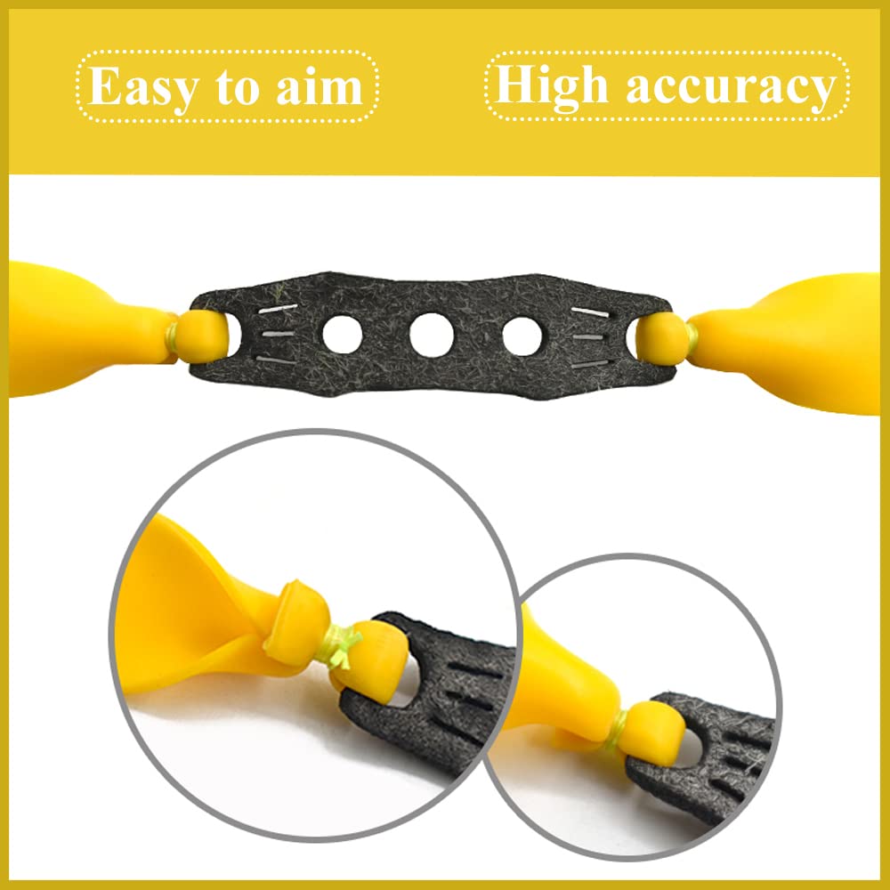 An action shot capturing the moment of release, showcasing the reliable performance of the flat rubber band.